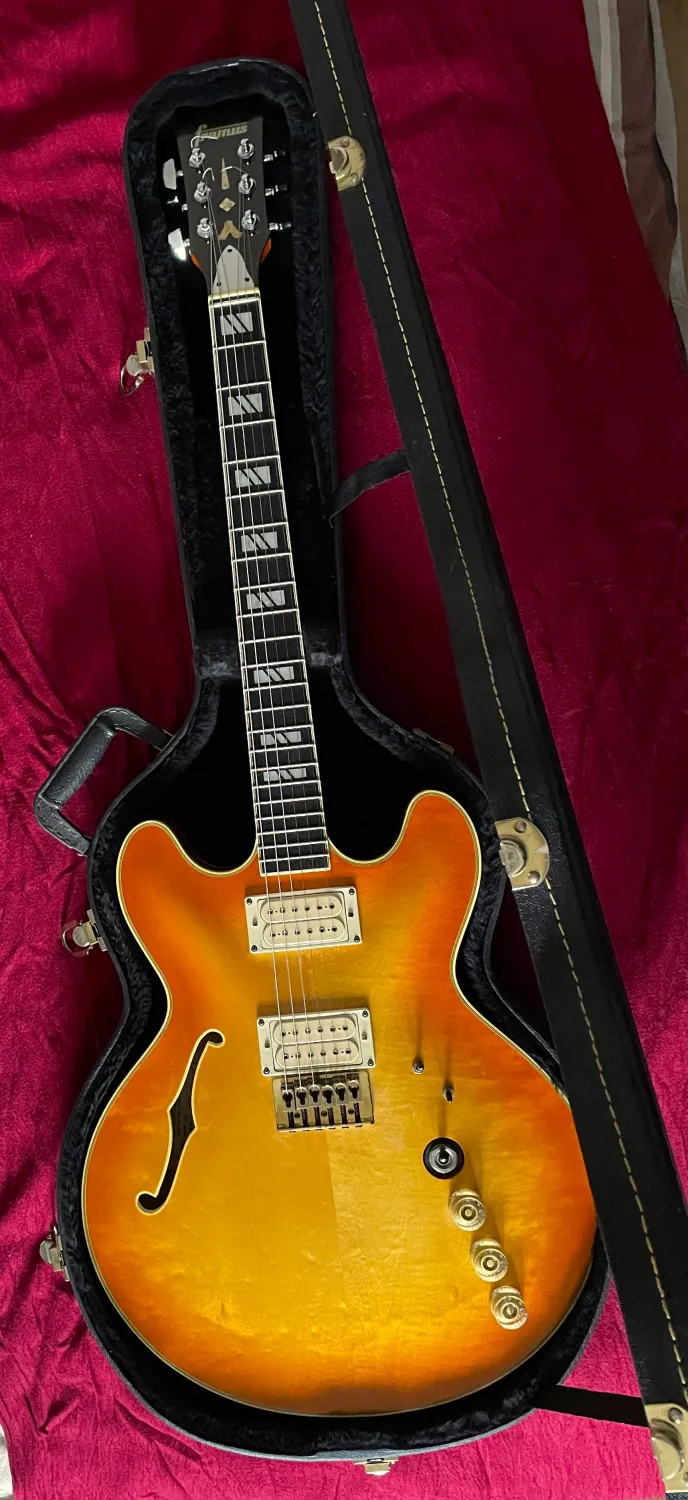 Framus Thinline BL10 szemiakusztikus Guitarra jazz