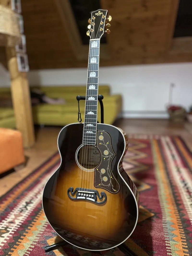 Sigma GJA-SG200 grand jumbo Guitarra electroacústica