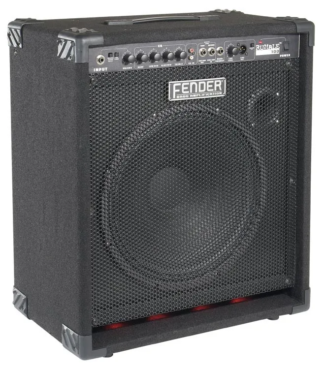 Fender Fender Rumble 100 w V2 15 c Basgitarové kombinované zosilňovače