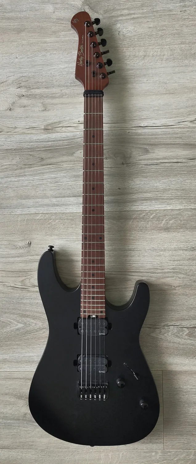 Harley Benton Fusion-III EMG HT Roasted SBK Elektromos gitár