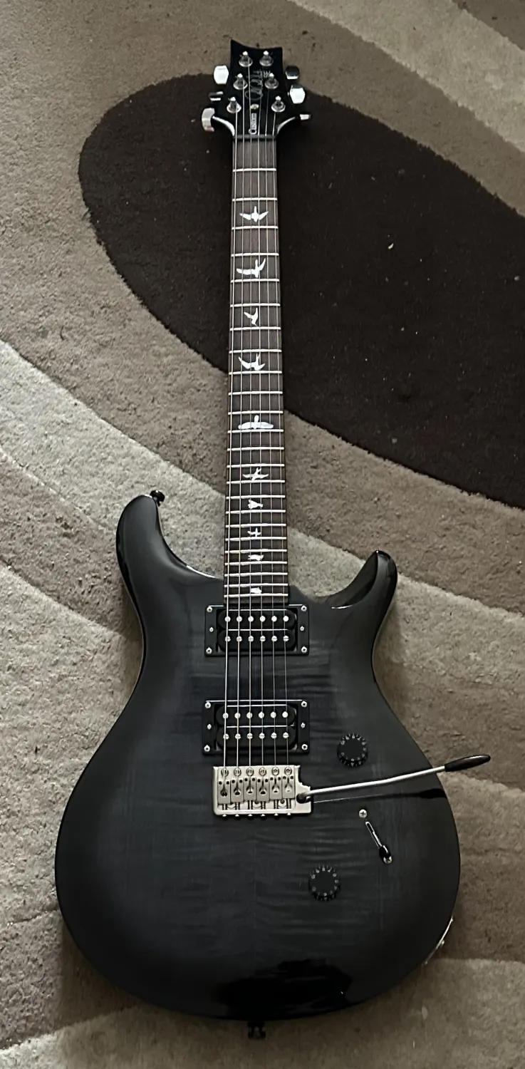 PRS SE Custom 24 Charcoal Burst Elektromos gitár
