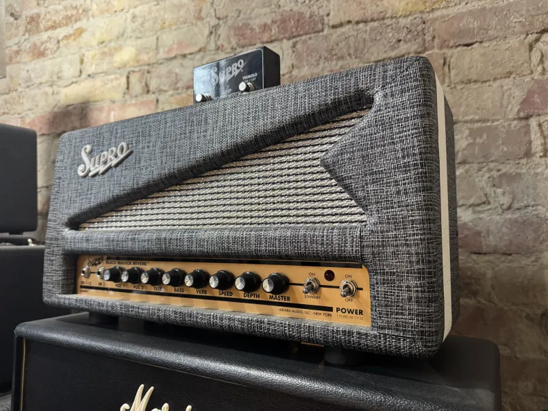 Supro Black Magic Reverb Gitarreverstärker-Kopf