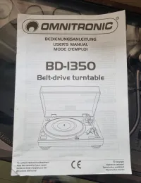 Omnitronic BD-1350 Turntable - Soós Csongor [Day before yesterday, 8:59 am]