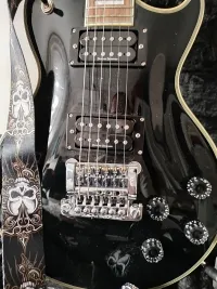 ARIA Aria PE DLX  K FEKETE ELEKTROMOS GITÁR