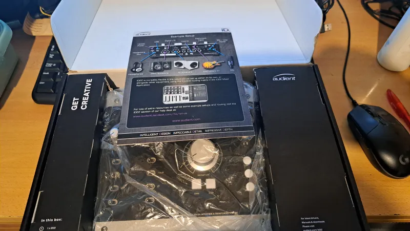 Audient ID22 usb stúdió Külső hangkártya