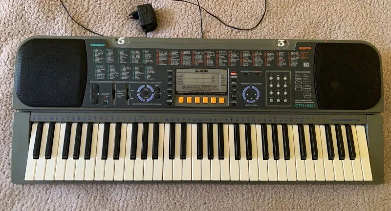 Casio CTK 601 csere Electric guitar