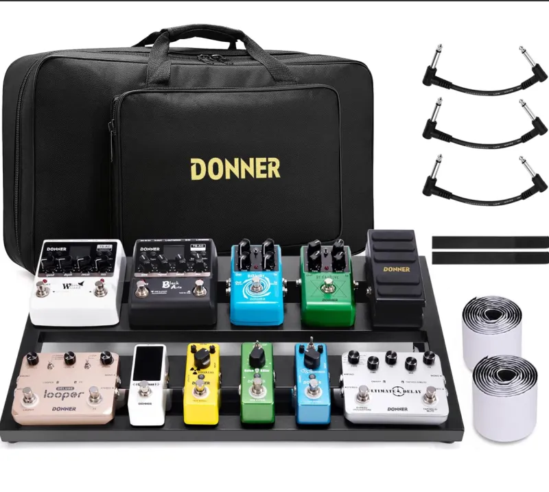 Donner Pedalboard komplett Effekt Pedal
