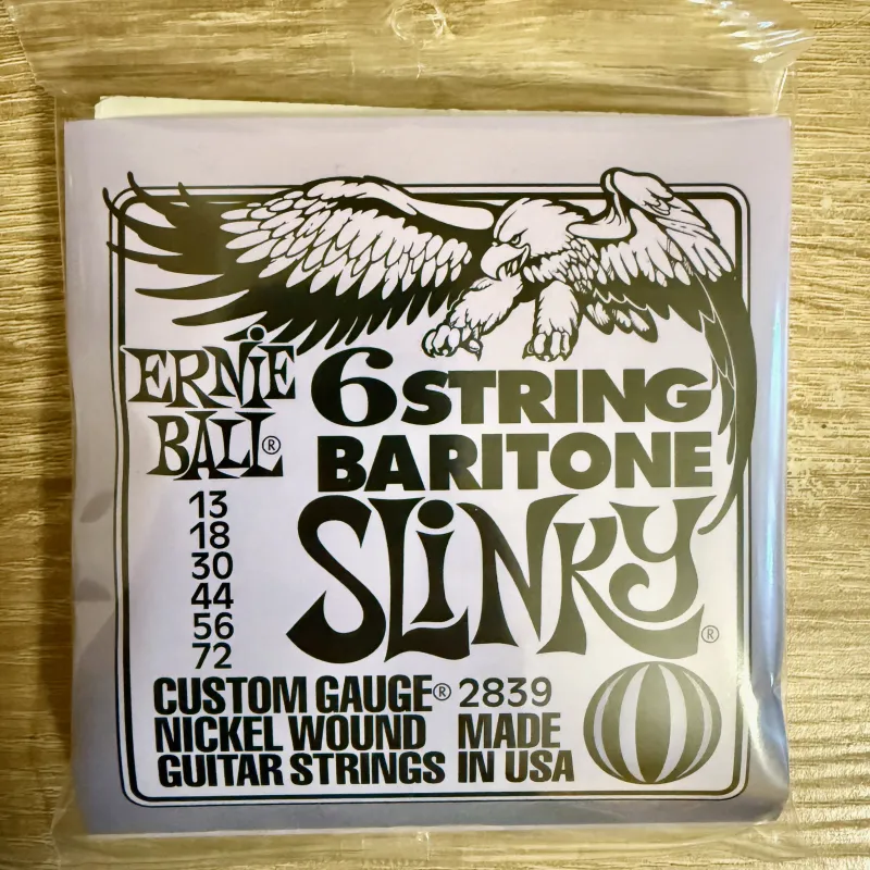 Ernie Ball Slinky 13-72 Baritone Guitar string set