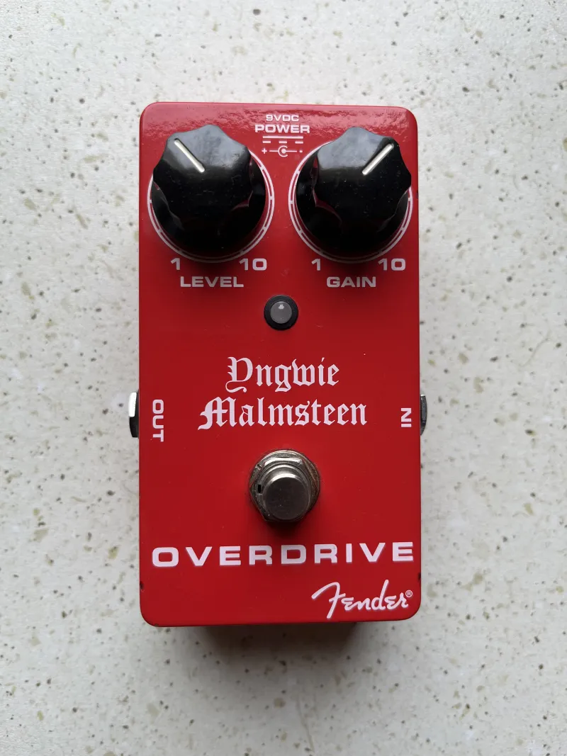 Fender Malmsteen overdrive Pedál