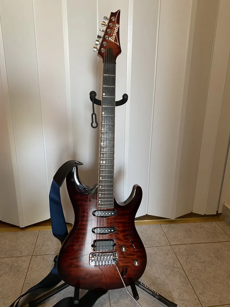 Ibanez SA960QM Brown Topaz Burn Premium Electric guitar
