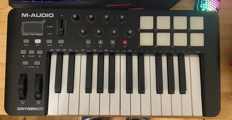 M audio Oxygen 25 Teclado MIDI