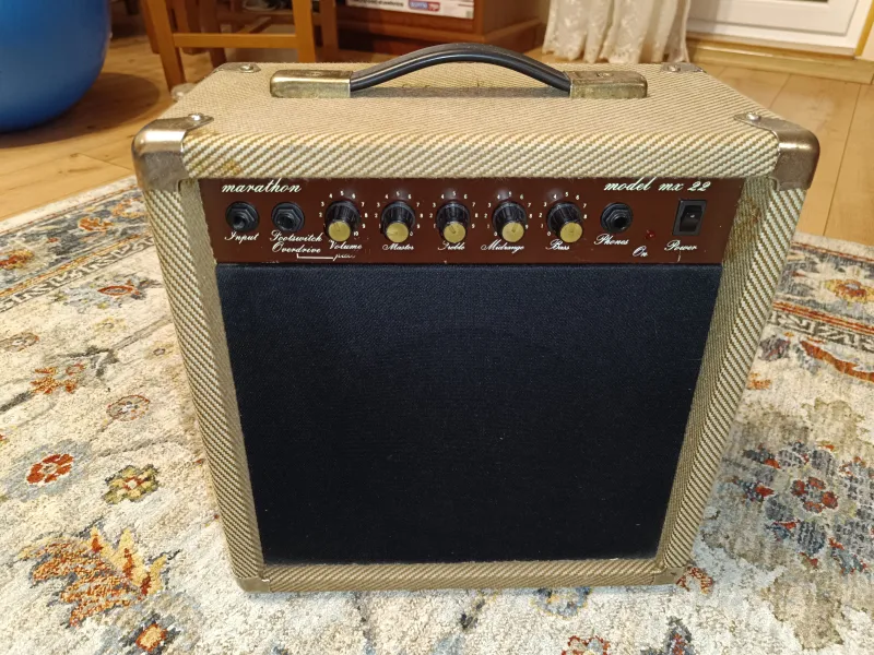 Marathon MX 22 tweed vintage Celestion hangszórós Guitar combo amp