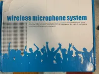 - Professional Wireless Microphone 2 chalnnel system - Professional Wireless Microphone 2 chalnnel system