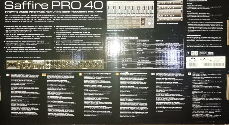 Focusrite Saffire Pro 40 Zvuková karta štúdia
