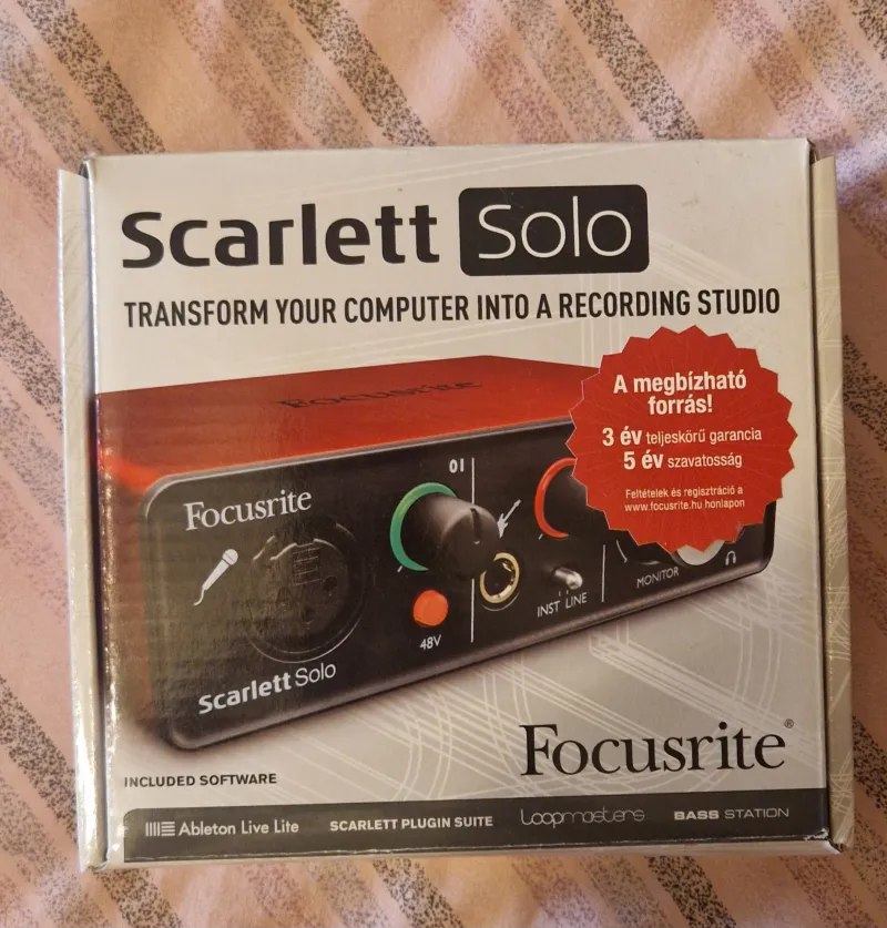 Focusrite Scarlett Solo Zvuková karta štúdia