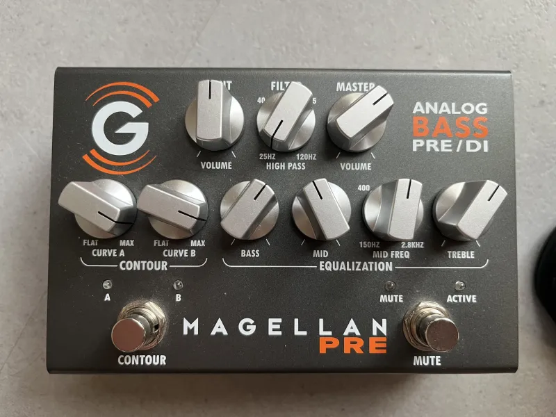 Genzler Amplification Magellan Preamp DI Basszusgitár effekt