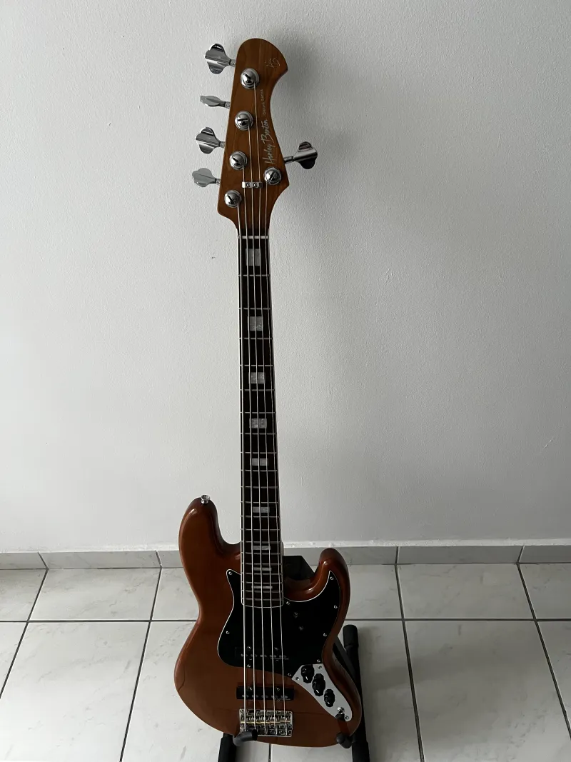 Harley Benton MV-5JB Natural 5-Saiter Bass-Gitarre