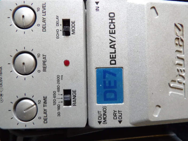 Ibanez DE7 Delay  Echo Effect pedal