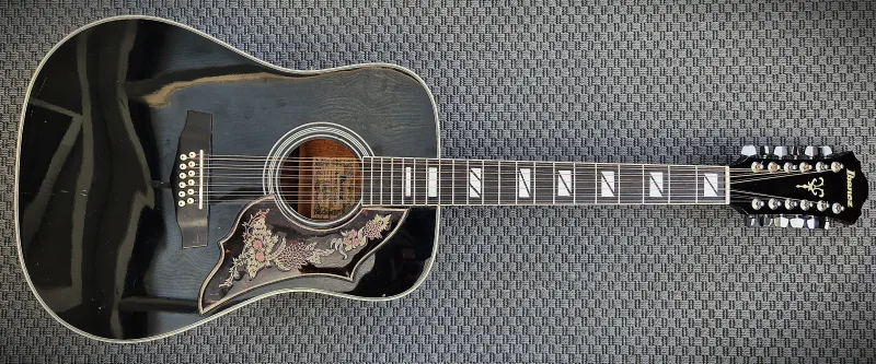 Ibanez F302 BK 1982 Japán Akusztikus gitár 12 húros