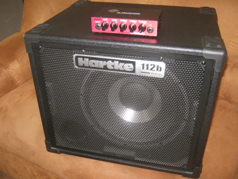 TC Electronic BAM200 Bass amplifier head and cabinet