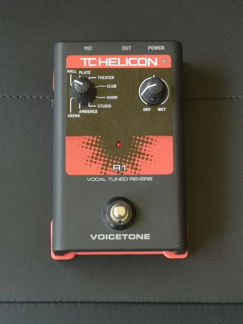 TC Helicon R1  ének reverb Reverb pedal