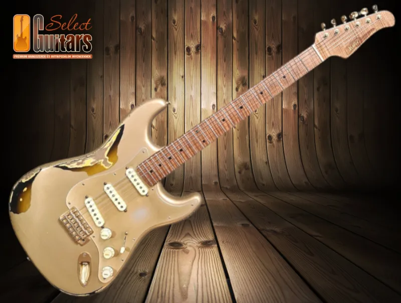 Xotic XSC-1 Gold Over Sunburst Electric guitar