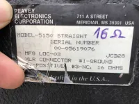 Peavey 5150 Guitar cabinet speaker - Borsiczki Barnabás [Today, 3:27 pm]