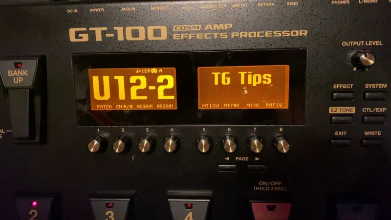 BOSS GT-100 V2 Multi-effect