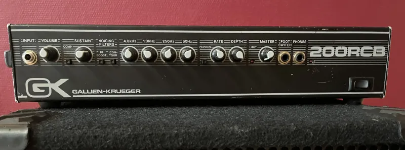 Gallien Krueger 200 RCB Bass guitar amplifier