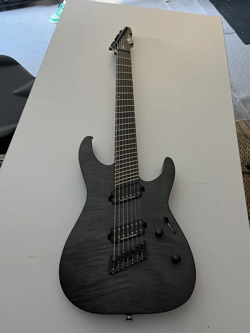 LTD M-1007 MS FM STBLKS Electric guitar 7 strings