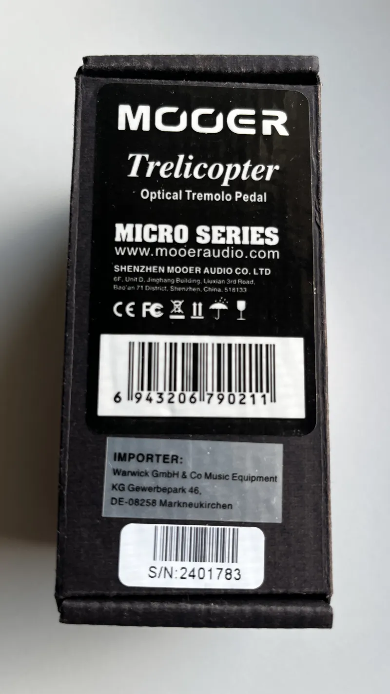 Mooer Trelicopter Effekt pedál