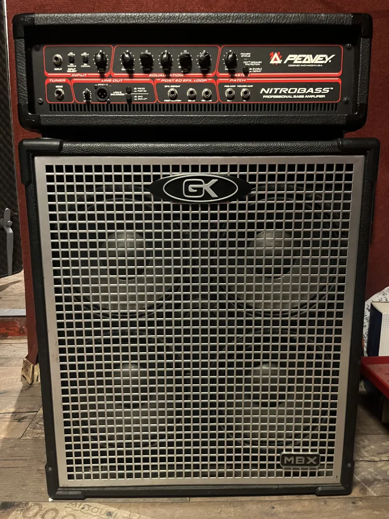 Peavey  Bass amplifier head and cabinet