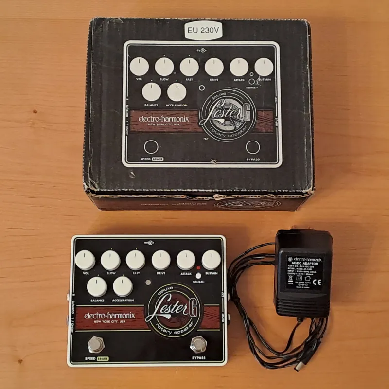 EHX Lester G Deluxe Leslie + overdrive + kompresszor Effekt