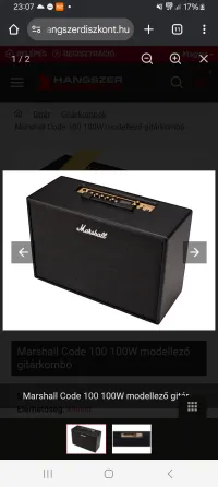 Marshall Code 100 Modellező gitárerősítő - viragerik10 [Tegnap, 23:09]