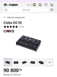 CIOKS DC-10 Tápegység - Geröly Szabolcs [Ma, 10:14]