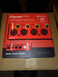 Focusrite CLARETT 4Pre, Thunderbolt-s külső Tarjeta de sonido - echtervin [Today, 12:04 pm]
