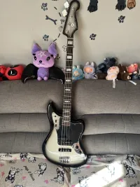 Fender Troy Sanders Jaguar Bass RW Silverburst