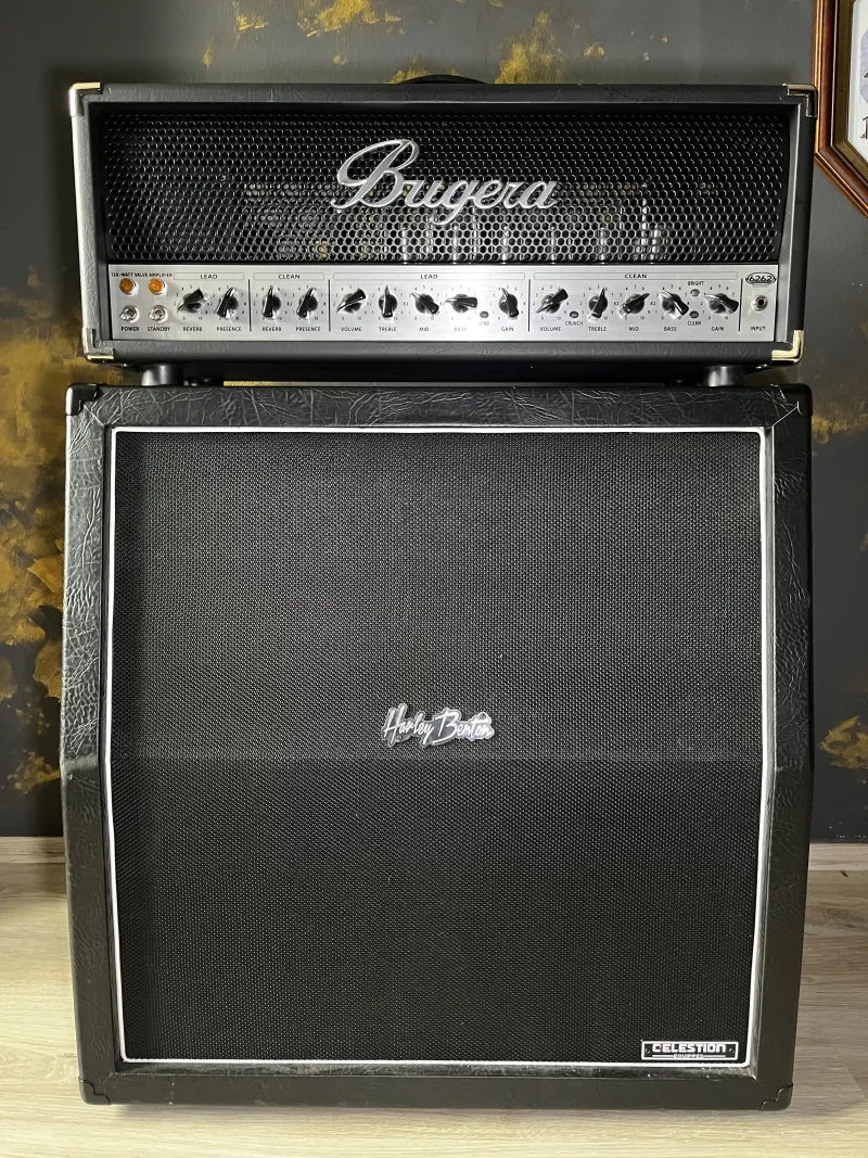 Bugera 6262 + Harley Benton G412A Celestion V30 Amplifier head and cabinet