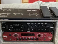 Line6 Bass XT Pro és Pod Pro rackben + Floorboard Line6 Bass XT Pro és Pod Pro rackben + Floorboard