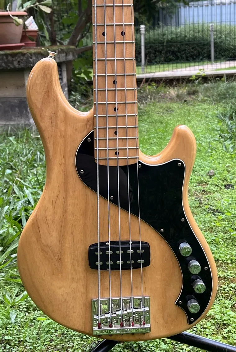 Fender Deluxe Dimension Bass V Natural 5-Saiter Bass-Gitarre