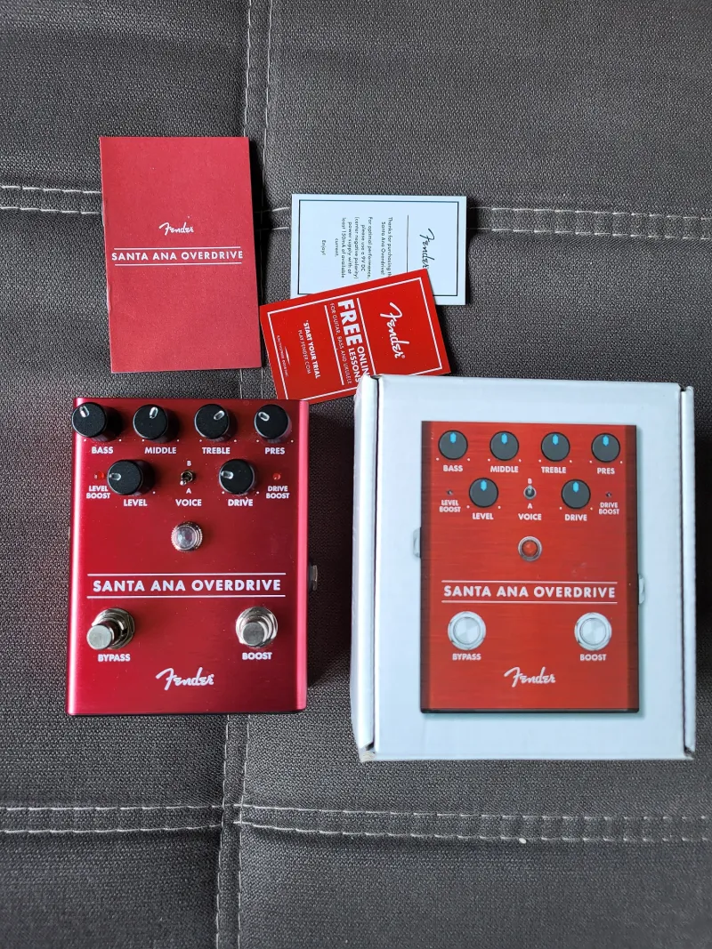 Fender Santa Ana Overdrive Boost Effekt pedál