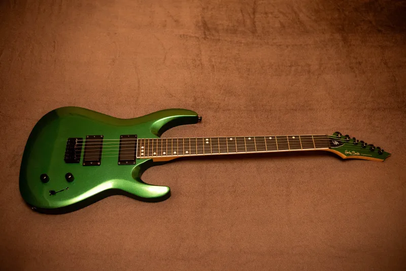 Harley Benton R-446 Green Metallic Elektromos gitár