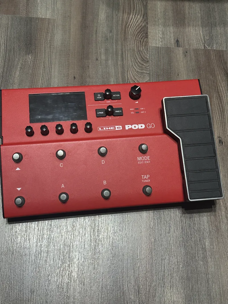 Line6 PodGo Limited Edition Red Multieffekt