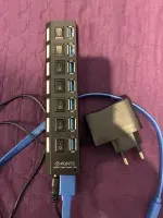 - USB 3.0 HUB elosztó, 7 port