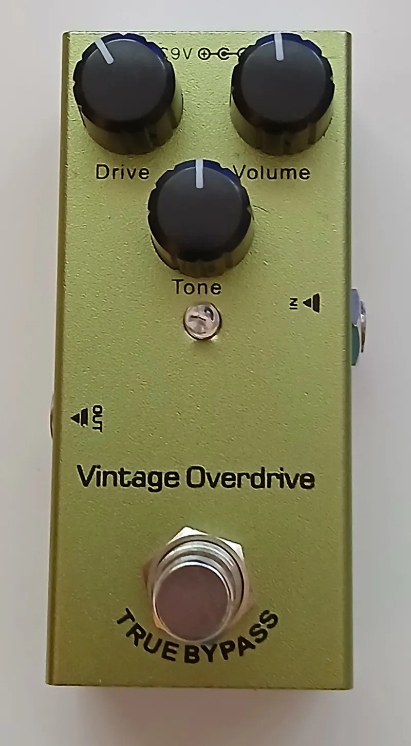 - Vintage overdrive Effekt Pedal - Vintage overdrive Effekt Pedal