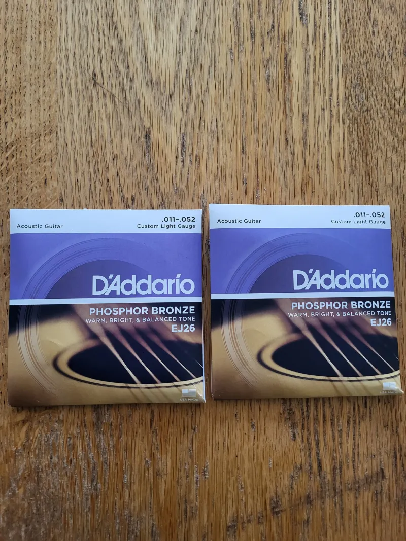 DAddario EJ26 2 készlet Foszfor-bronz Guitar string set DAddario EJ26 2 készlet Foszfor-bronz Guitar string set