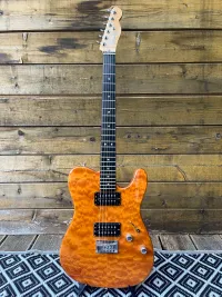 Fender American Deluxe Telecaster QMT HH 2004 Amber