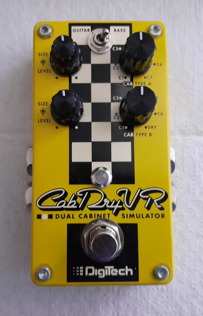 Digitech CabDryVR dupla hangfal szimulátor gitár-basszus Pedal de efecto Digitech CabDryVR dupla hangfal szimulátor gitár-basszus Pedal de efecto
