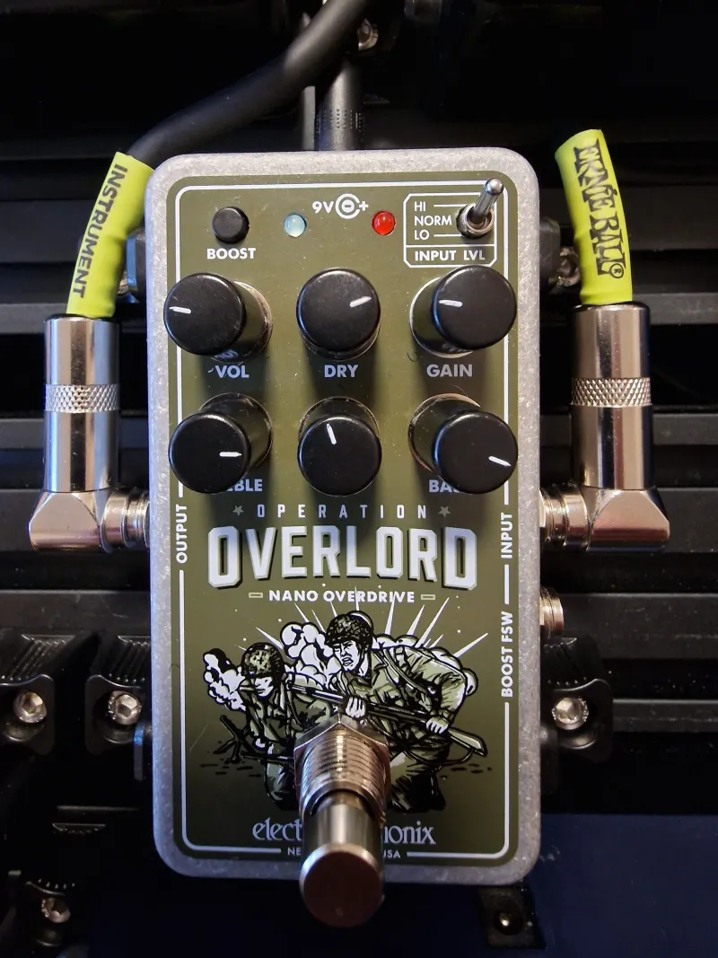 Electro-Harmonix Operation Overlord Nano  pedal Overdrive Electro-Harmonix Operation Overlord Nano  pedal Overdrive
