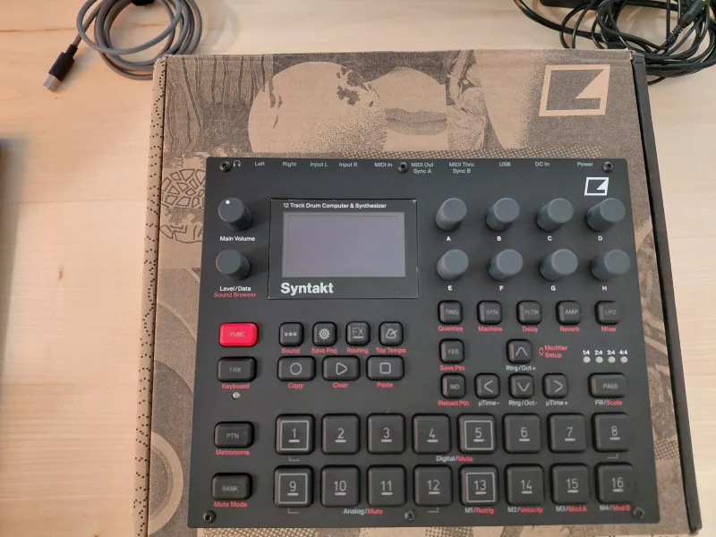 Elektron Syntakt Dobgép Elektron Syntakt Dobgép